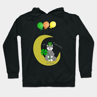 St Patrick's DAY and funny cat Hoodie